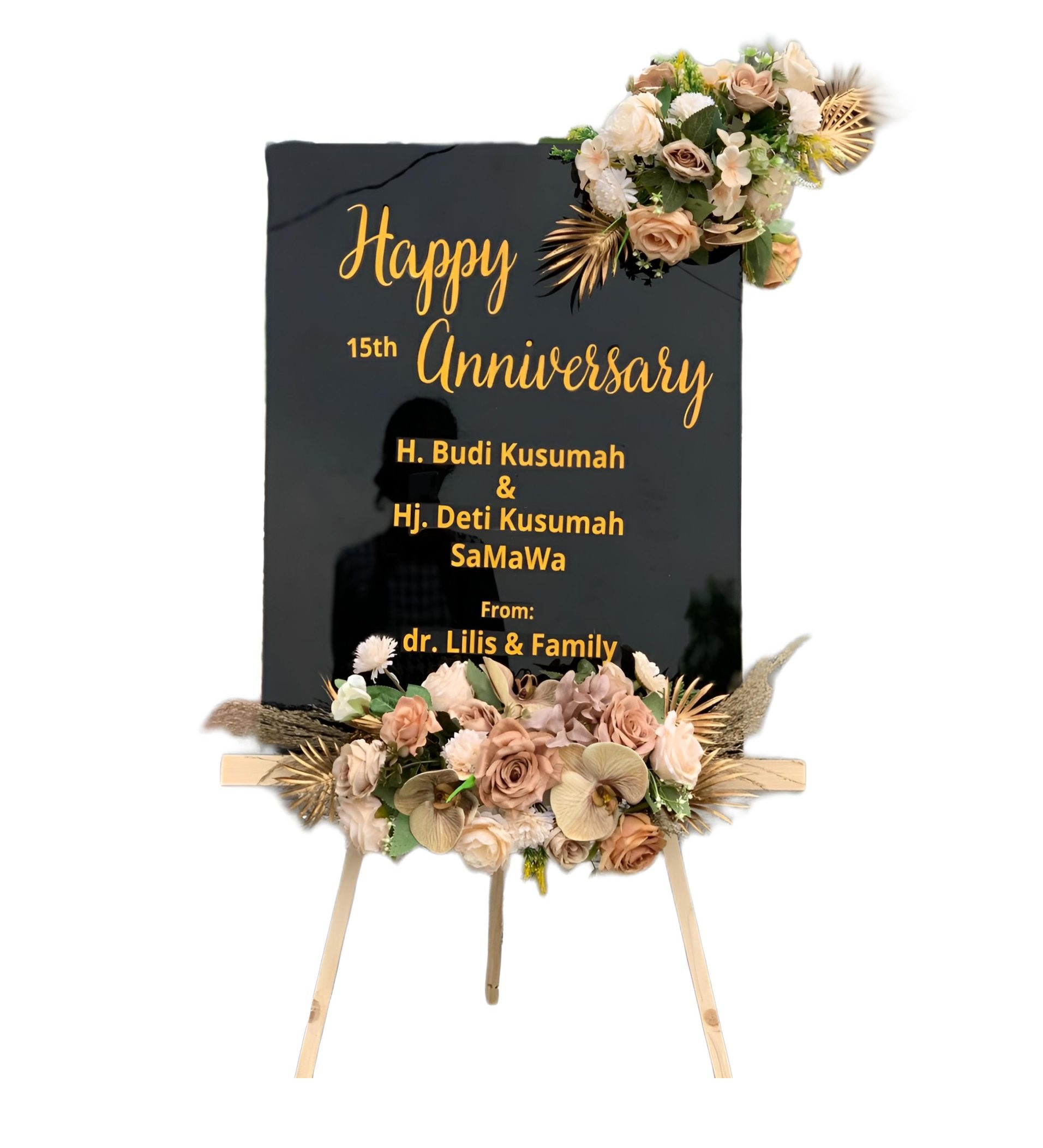 Papan Bunga Akrilik Utara